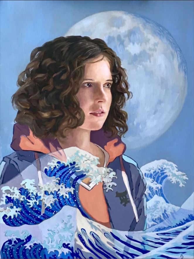 Elli in Waves, 2024 - Angela Burdon