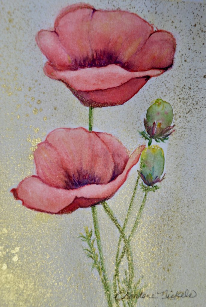 Poppies III, 2020 - Charlene Nickels